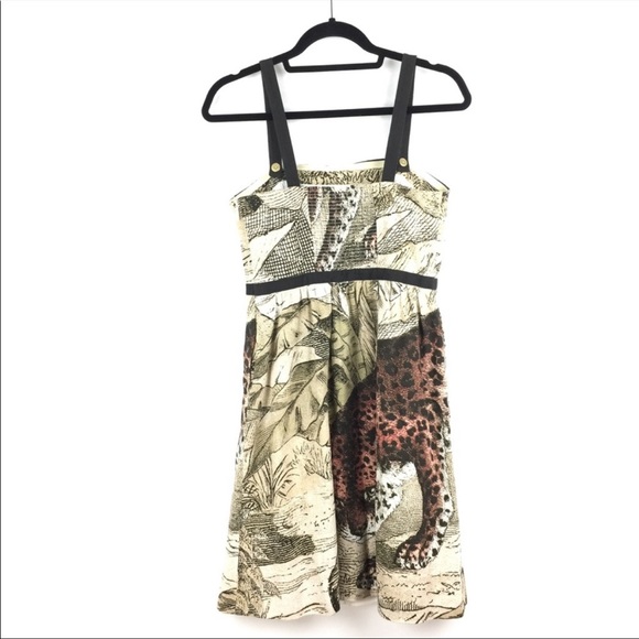 Anthropologie Leopard Mini Dress - Picture 3 of 7